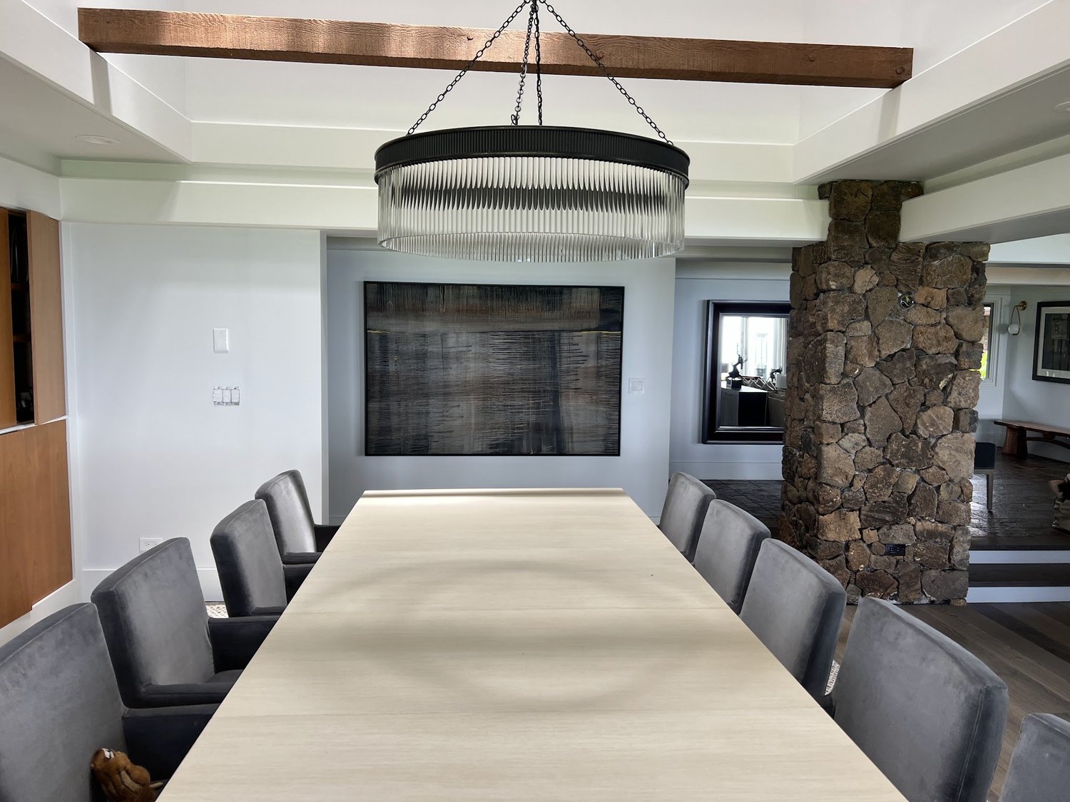 Painting installed in a private residence at Waiki'i Ranch, Big Island