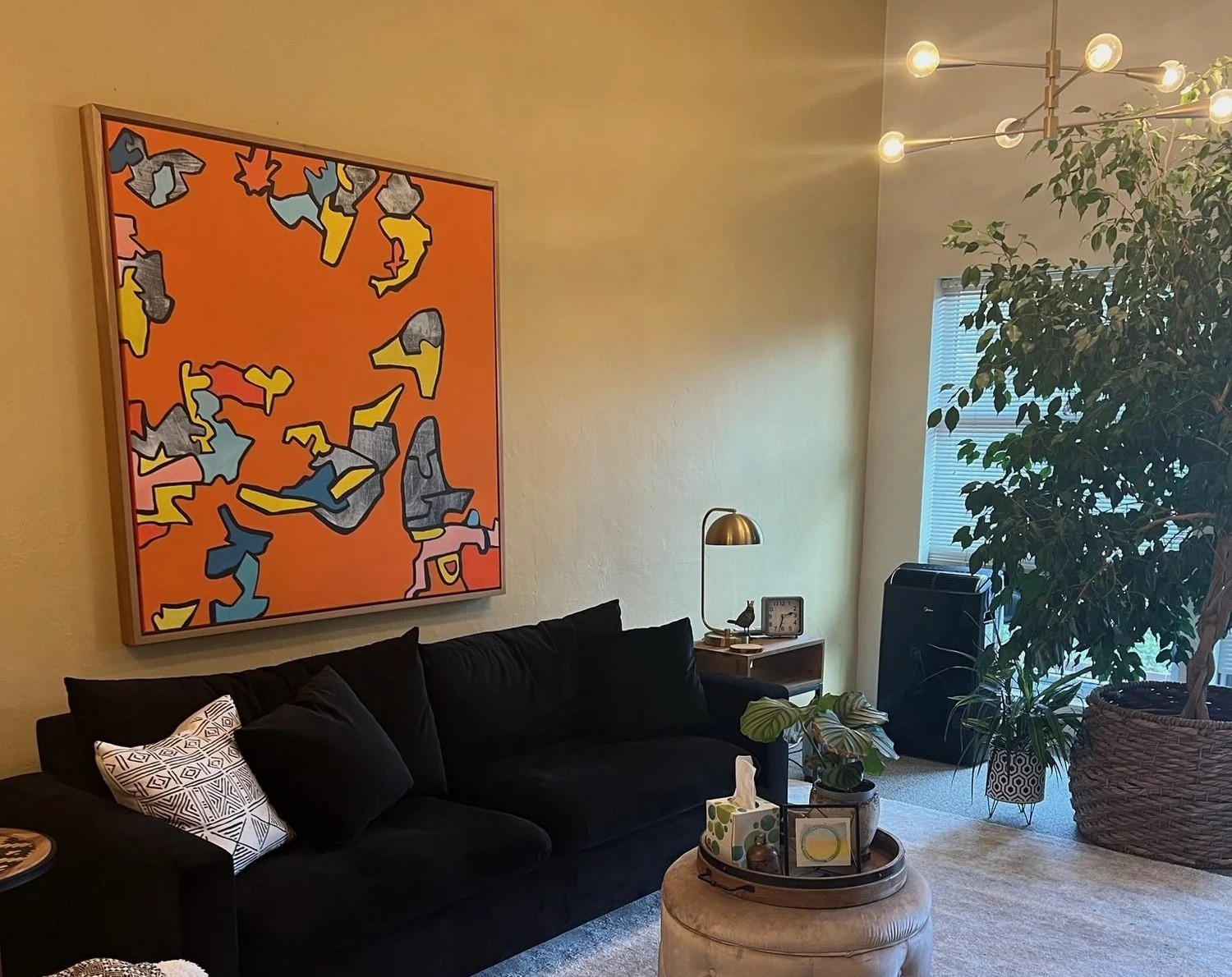 OM installed in a therapy office, Marin County