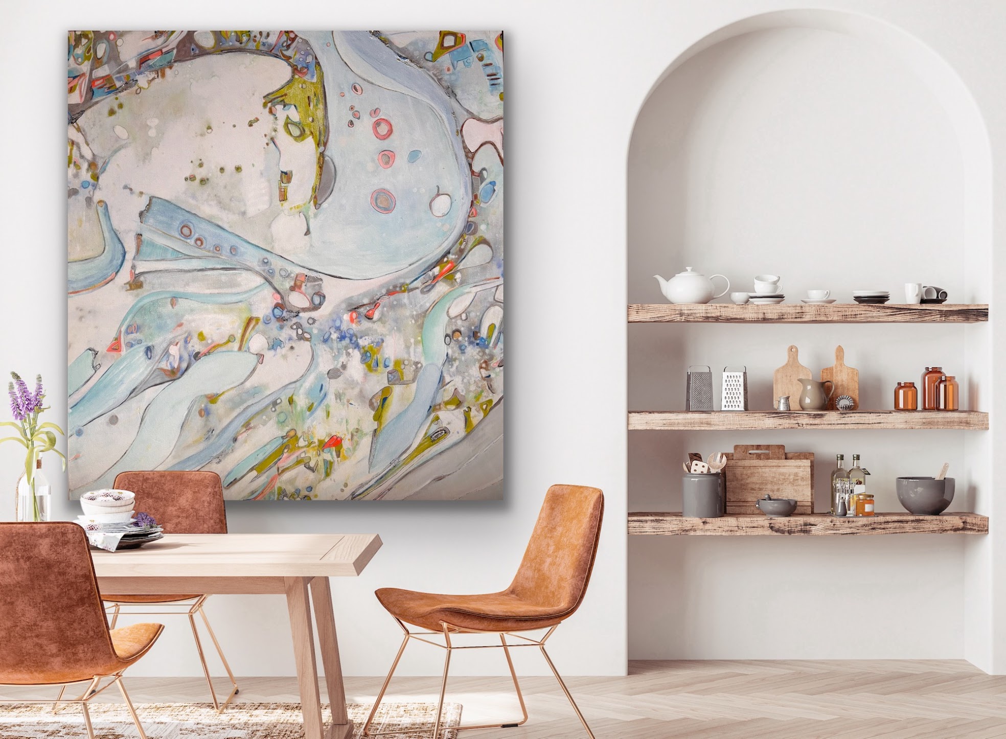 Printemps installed in a private residence dining room